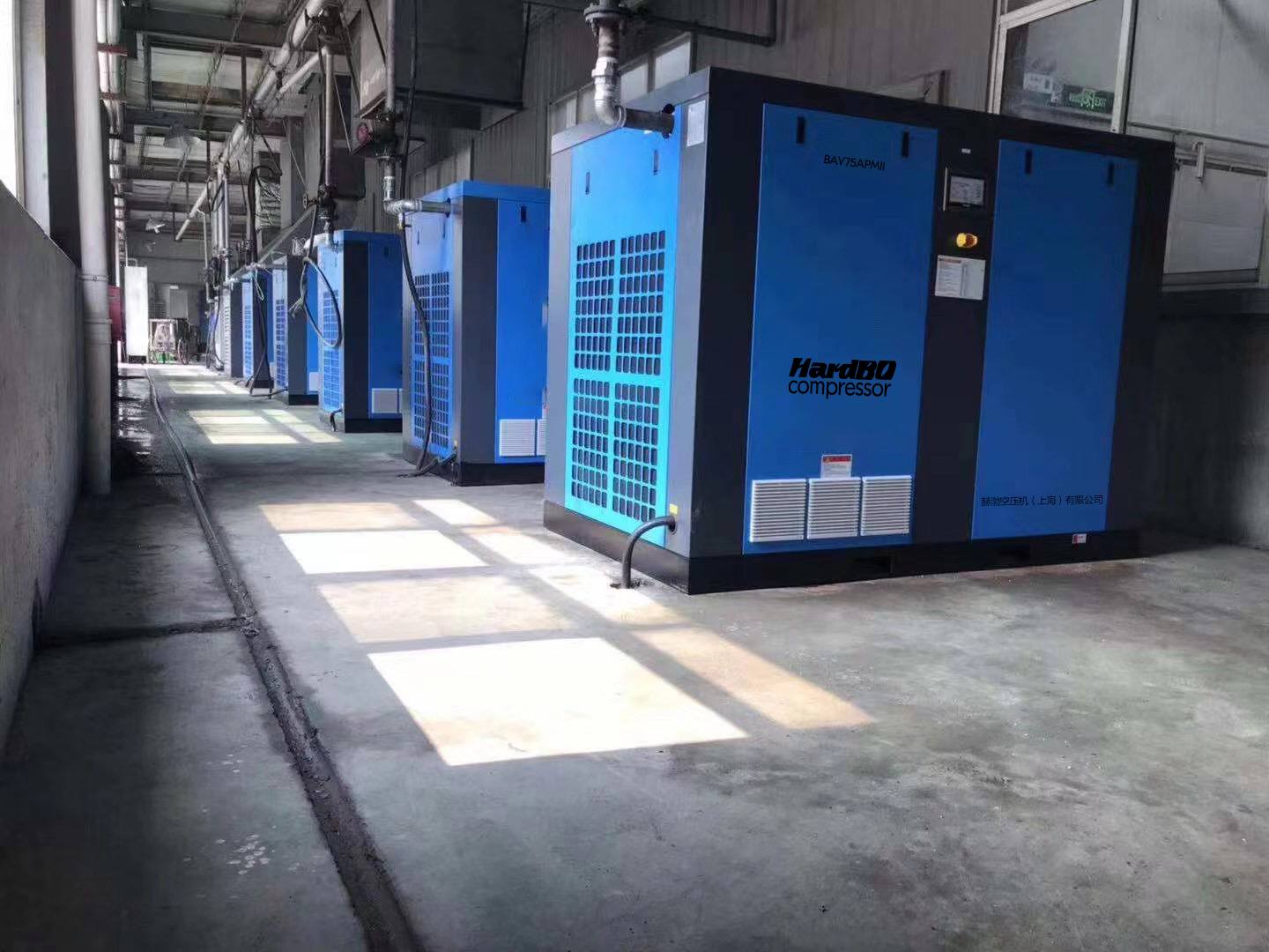 赫渤永磁变频75KW6套应用于山西某机械加工有限公司